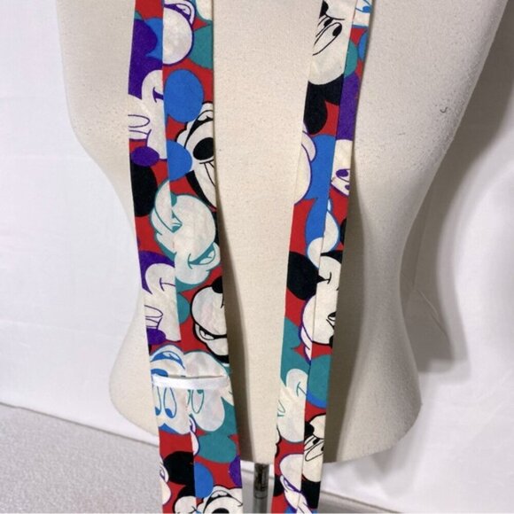 Vintage Disney Mickey Mouse Head Print Tie - Picture 4 of 8